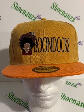 Headgear Classics Hat HGC Fitted The Boondocks Huey Freeman Adult Swim Cap 7 5/8